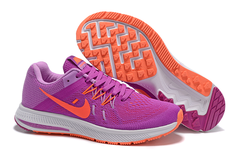 Women Nike Zoom Winflo 2 Purple Orange Shoes